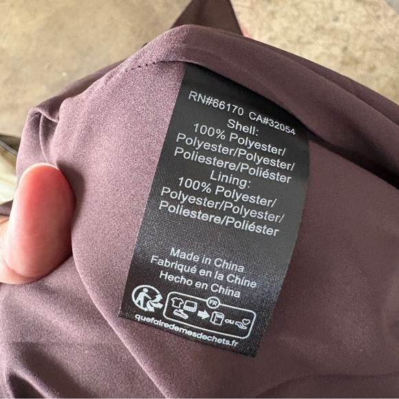 $352 NWOT Hutch “Trevy” Cap Sleeve Smocked Midi Dress in Brown Sz SP - Picture 12 of 12